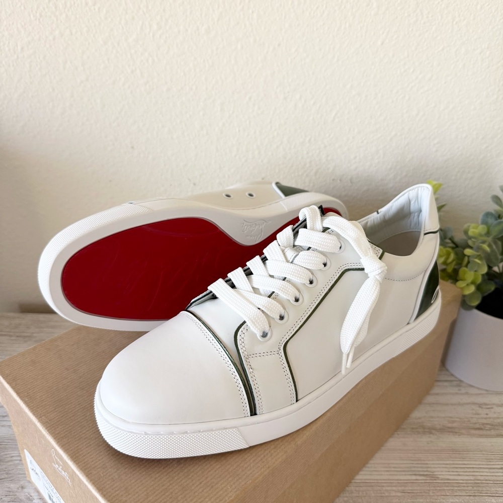 New Christian Louboutin leather women sneakers size 41, US 11